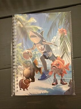 Italian Brainrot Meme Spiral Notebook - Tralalero Tralala